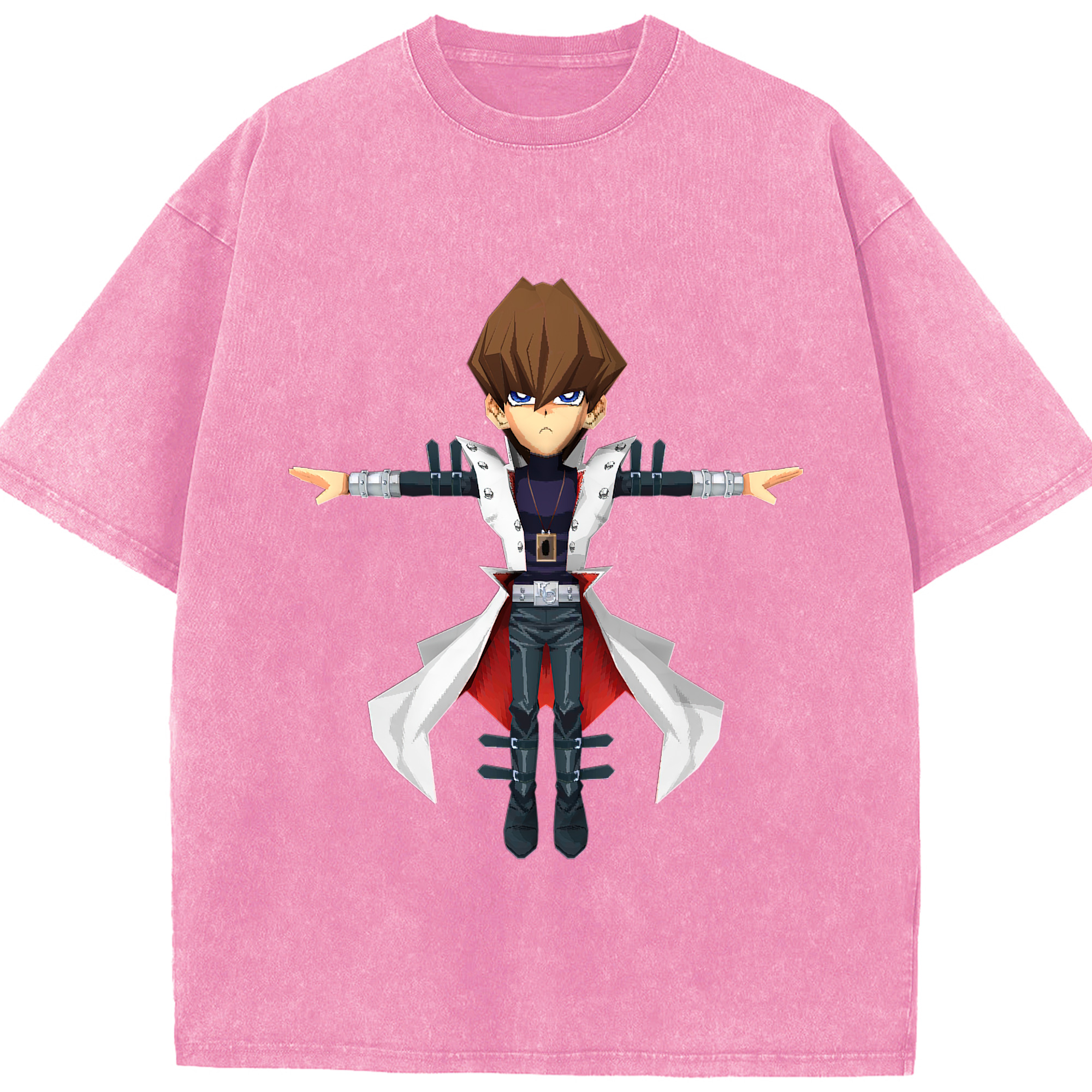 （画像用） 遊☆戯☆王 Yu-Gi-Oh! 綿100% ヴィンテージ風 半袖Tシャツ（フロントプリント）